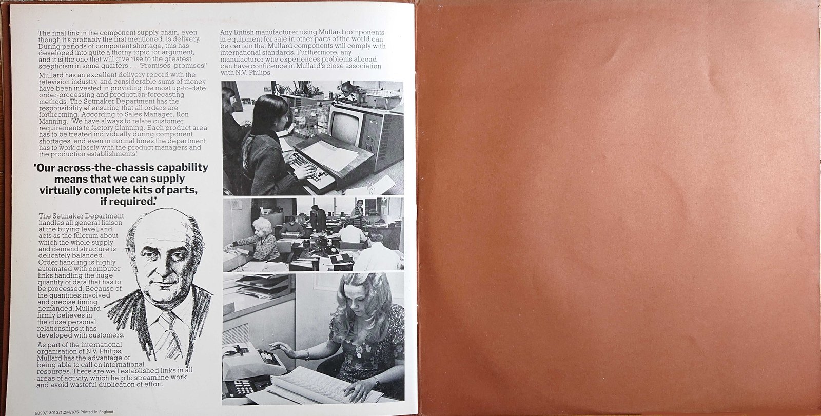 Middle of cover of M BBC 50